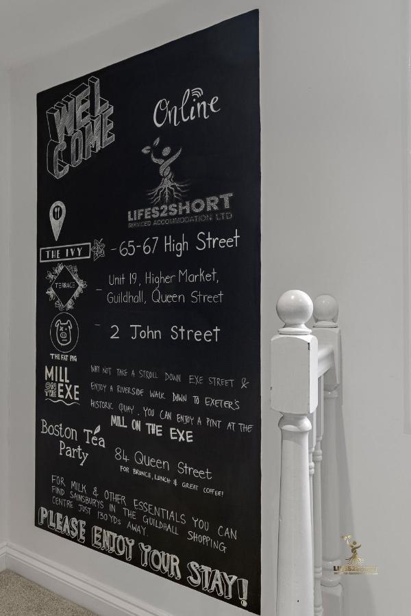 Luxe Courtyard Apartment For 4 Near Exeter City Centre Extérieur photo